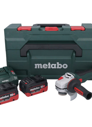 Metabo WB 18 LT BL 11-125 Quick Akku Winkelschleifer 18 V 125 mm Brushless + 2x Akku 10,0 Ah + Ladegerät + metaBOX - Toolbrothers