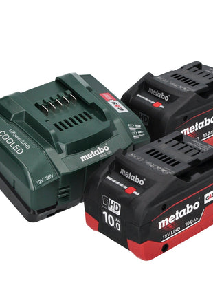 Metabo WB 18 LT BL 11-125 Quick Akku Winkelschleifer 18 V 125 mm Brushless + 2x Akku 10,0 Ah + Ladegerät + metaBOX - Toolbrothers