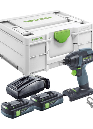 Festool TID 18-Basic Akku Schlagschrauber 18 V 180 Nm 1/4" + 2x Akku 3,0 Ah + Ladegerät + Systainer - Toolbrothers