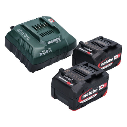 Smerigliatrice angolare a batteria Metabo W 18 7-125 18 V 125 mm + 2x batteria 4,0 Ah + caricatore + metaBOX ( 602371510 )