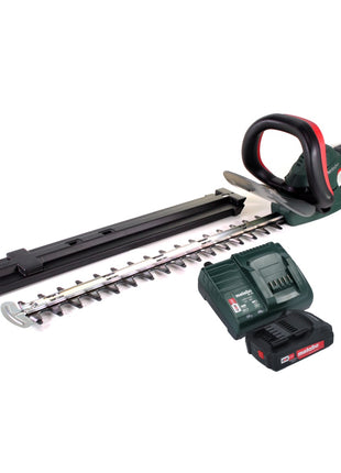 Metabo AHS 18-55 V tagliasiepi a batteria 18 V 53 cm + 1x batteria 2,0 Ah + caricatore