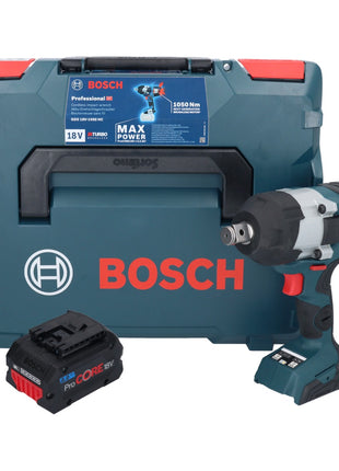 Bosch GDS 18V-1050 HC Visseuse à chocs sans fil 18 V 1050 Nm BITURBO Brushless + 1x batterie ProCORE 8,0 Ah + L-Boxx - sans chargeur