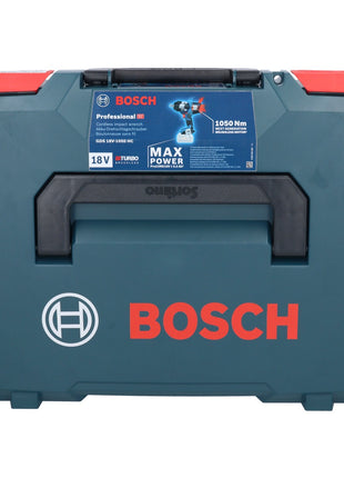Bosch GDS 18V-1050 HC Akku Drehschlagschrauber 18 V 1050 Nm BITURBO Brushless + 2x ProCORE Akku 8,0 Ah + Ladegerät + L-Boxx