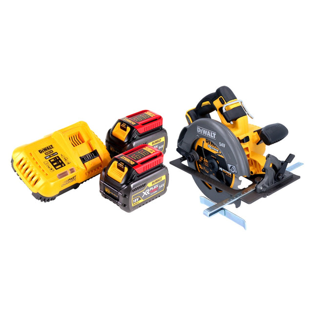 DeWalt DCS 575 T2 Sega circolare manuale a batteria 54 V FlexVolt 190 mm Brushless + 2x batteria 6,0 Ah + caricabatterie