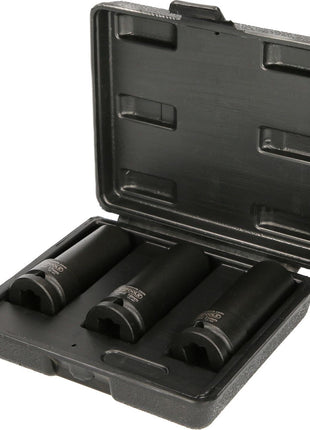 KS TOOLS 1/2" Spezial-Kraft-Stecknuss-Satz für geschraubte Spurplatten, 3-tlg ( 515.0605 ) - Toolbrothers