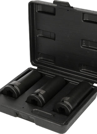 KS TOOLS 1/2" Spezial-Kraft-Stecknuss-Satz für geschraubte Spurplatten, 3-tlg ( 515.0605 ) - Toolbrothers