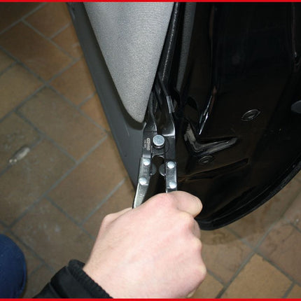 KS TOOLS Pinza p.rivetti di rivestimenti portiere,240mm ( 115.1051 )