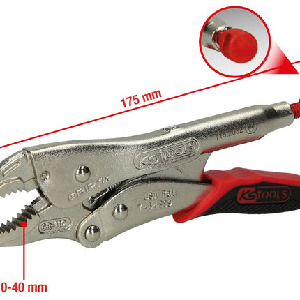KS TOOLS Pinces étaux-ajustables,L=175mm ( 115.2032 )