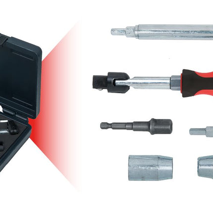 KS TOOLS Coffret spécial sanitaire, 6 pcs ( 116.2080 )