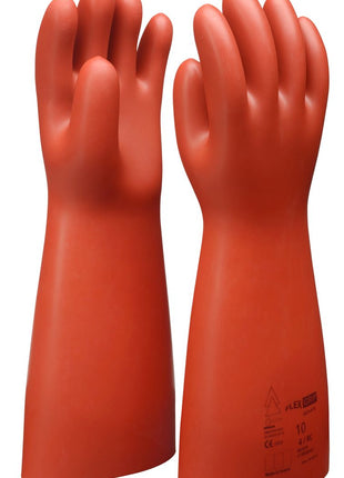 KS TOOLS Guanto di protezione da elettricista con protezione meccanica, taglia 10, classe 0, rosso ( 117.0069 )