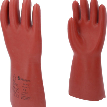 KS TOOLS Guanto di protezione da elettricista con protezione meccanica e termica, taglia 11, classe 0, rosso ( 117.0088 )