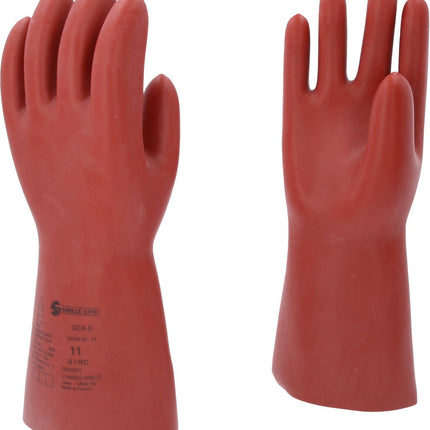KS TOOLS Guanto di protezione da elettricista con protezione meccanica e termica, taglia 11, classe 0, rosso ( 117.0088 )