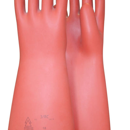 KS TOOLS Gant de protection pour électricien à protection mécanique et thermique, taille 10, classe 2, rouge ( 117.0093 )