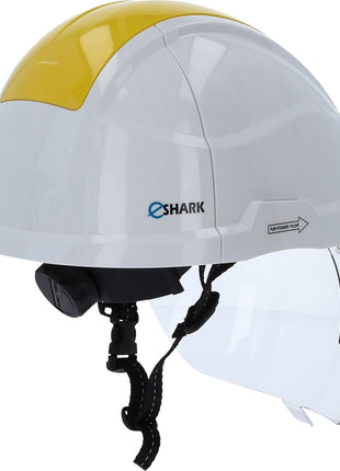 KS TOOLS Casque de sécurité de travail avec visière, jaune ( 117.0136 )