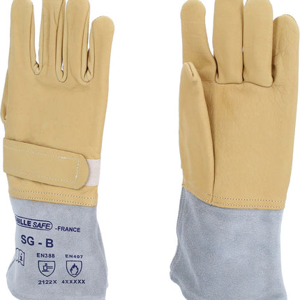 KS TOOLS Überzieh-Handschuh für Elektriker-Schutzhandschuh, Größe 8+9 ( 117.0142 )