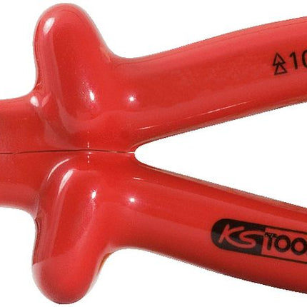 KS TOOLS 1000V Flachzange, beschichteter Arbeitskopf, 160mm ( 117.1715 ) - Toolbrothers