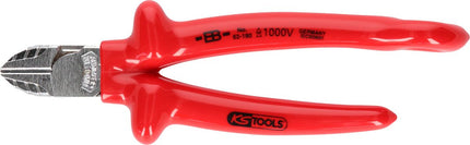KS TOOLS 1000V Taglierina laterale con occhiello di sicurezza per fune di sicurezza ( 117.2204 )