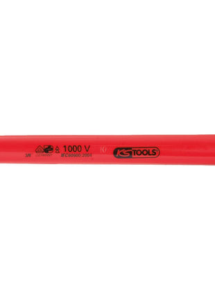 KS TOOLS Clé mâle 3/8' poignée en T avec revêtement isolant, 200 mm ( 117.3820 )