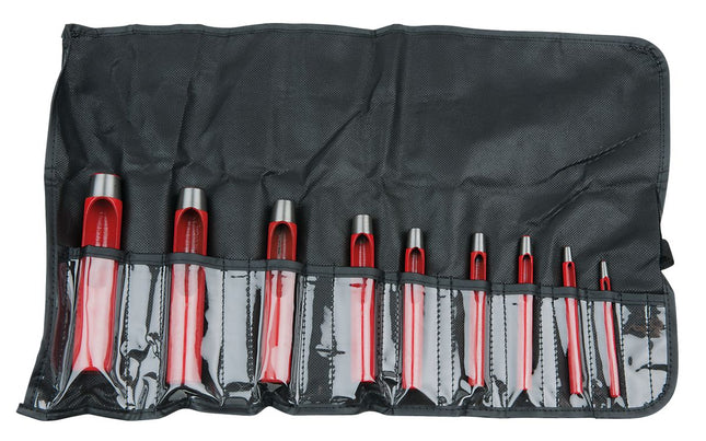 KS TOOLS Serie di fustelle tonde, 9 pz: ( 129.2111 )