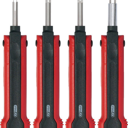 KS TOOLS Profi-Entriegelungswerkzeug-Satz NFZ, Upgrade2, 4-tlg ( 150.0810 ) - Toolbrothers