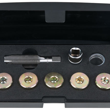 KS TOOLS Ölablassschrauben-Gewindereparatur-Satz, 12-tlg M17 x 1,5 ( 150.4930 ) - Toolbrothers
