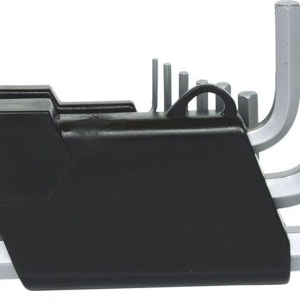 KS TOOLS Innensechskant-Winkelstiftschlüssel-Satz, im Klapphalter,9-tlg1,5-10mm ( 151.3210 ) - Toolbrothers