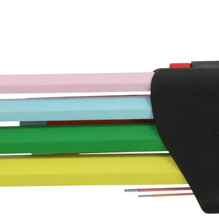 KS TOOLS Innensechskant-Winkelstiftschlüssel-Satz, extra lang, 14-tlg ( 151.4640 ) - Toolbrothers