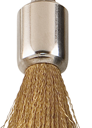 KS TOOLS Spazzola a pennello con filo in ottone ondulato ( 152.1384 )