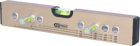 KS TOOLS Normabstandswasserwaage / Montage-Anschluss-Lehre, 300 mm ( 204.2000 ) - Toolbrothers