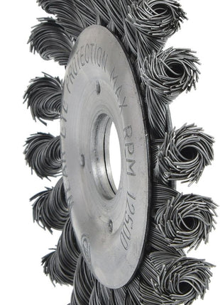 KS TOOLS Stahldrahtrundbürste 0,5mm, Ø 115mm ( 340.0042 ) - Toolbrothers