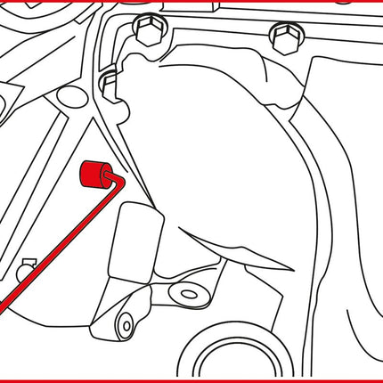 KS TOOLS Jeu d&apos;outils de réglage moteur pour BMW / Mini / PSA, 7 pcs moteurs 1,4 ( 400.0875 )