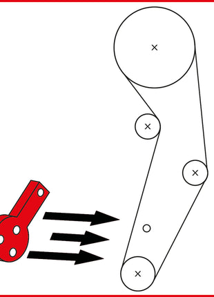 KS TOOLS Motoreinstell-Werkzeug-Satz für Fiat / Ford, 19-tlg ( 400.1000 ) - Toolbrothers