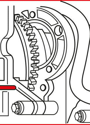 KS TOOLS Motoreinstell-Werkzeug-Satz für Ford / Land Rover / PSA / Volvo, 6-tlg ( 400.1625 )