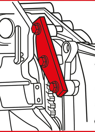 KS TOOLS Motoreinstell-Werkzeug-Satz für Ford / Land Rover / PSA / Volvo, 6-tlg ( 400.1625 )