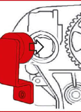KS TOOLS Jeu d'outils de réglage moteur pour Chrysler, 2 pcs ( 400.4025 )