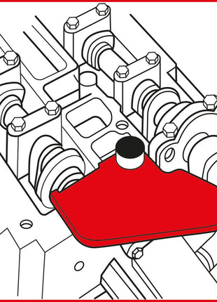 KS TOOLS Motoreinstell-Werkzeug-Satz für Ford, 5-tlg ( 400.4150 ) - Toolbrothers