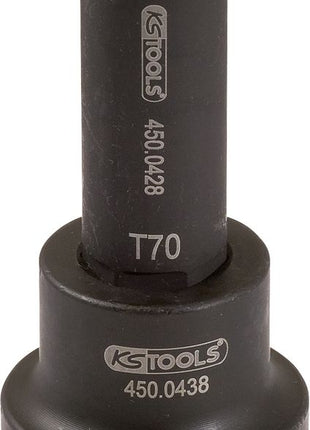 KS TOOLS 3/4" Kraft-Bit-Stecknuss Torx, lang, T100 ( 450.0445 ) - Toolbrothers