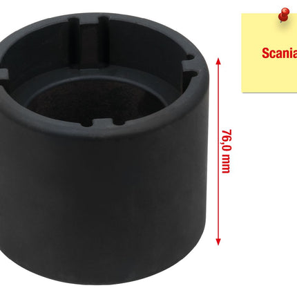 KS TOOLS 3/4" Nutmuttern-Schlüssel mit 4 Zapfen für Scania, Innenzapfen Ø 58mm ( 460.1515 ) - Toolbrothers
