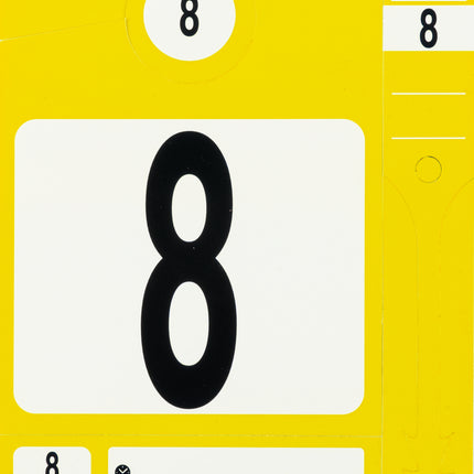 KS TOOLS Schlüsselanhänger-Set, gelb, 300 Stück ( 500.8017 ) - Toolbrothers