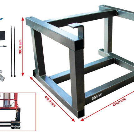 KS TOOLS Colonnetta di supporto per compressore pneumatico da banco per 500.8800 ( 500.8802 )