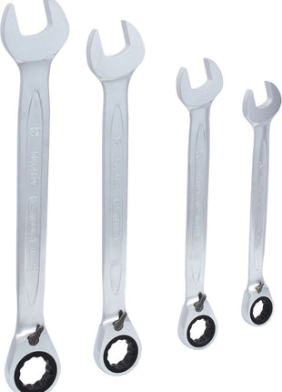 KS TOOLS GEARplus Ratschenringmaulschlüssel-Satz, umschaltbar, 4-tlg ( 503.4601 ) - Toolbrothers