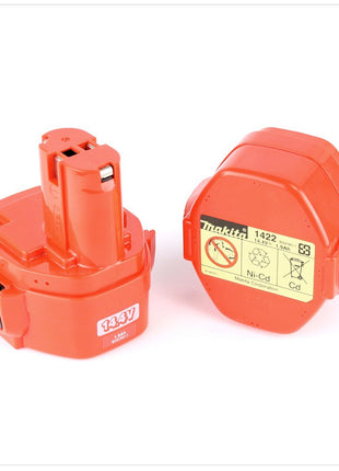Makita 8281 DWAE 14,4 V Akku Schlagbohrschrauber mit 2x 1,9 Ah Akku, Lader im Koffer - Toolbrothers