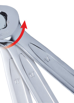 KS TOOLS DUO GEARplus Ringmaulschlüssel,Maul-Ratschenfunktion 30mm ( 503.5228 ) - Toolbrothers