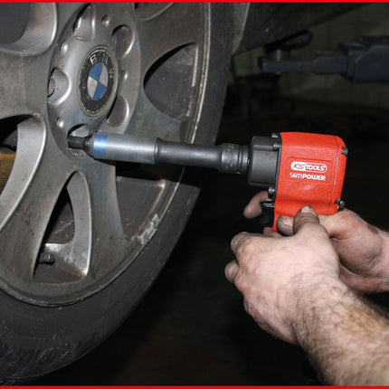 KS TOOLS SlimPOWER Alu-Felgen Kraft-Stecknuss-Satz, extra lang, 3-tlg, 1/2", 17, 19, 21mm ( 515.0622 ) - Toolbrothers