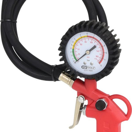 KS TOOLS Druckluft-Reifenfüllmesser, 0-12bar ( 515.1920 ) - Toolbrothers
