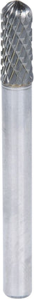 KS TOOLS Fresa arrotondata HM forma C, 6 mm ( 515.3242 )