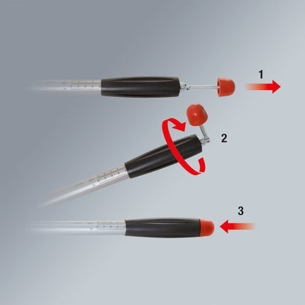 KS TOOLS 3/4" Kurzweg-Drehmomentschlüssel, 140-800Nm ( 516.3545 )