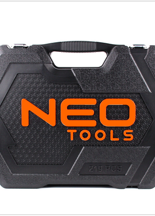 NEO professional Steckschlüssel Set 219 tlg. 1/2", 1/4", 3/8" ( Neo 08-671 ) im Koffer - Toolbrothers