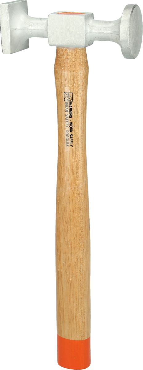 KS TOOLS Aluminium-Karosserie-Standard-Hammer gewölbter Kopf, rund/eckig  ( 700.1491 ) - Toolbrothers