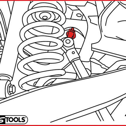 KS TOOLS 1/2" Sturzeinstellschlüssel für VAG ( 700.2385 ) - Toolbrothers